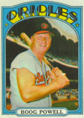 1972 Topps Baseball Cards      250     Boog Powell
